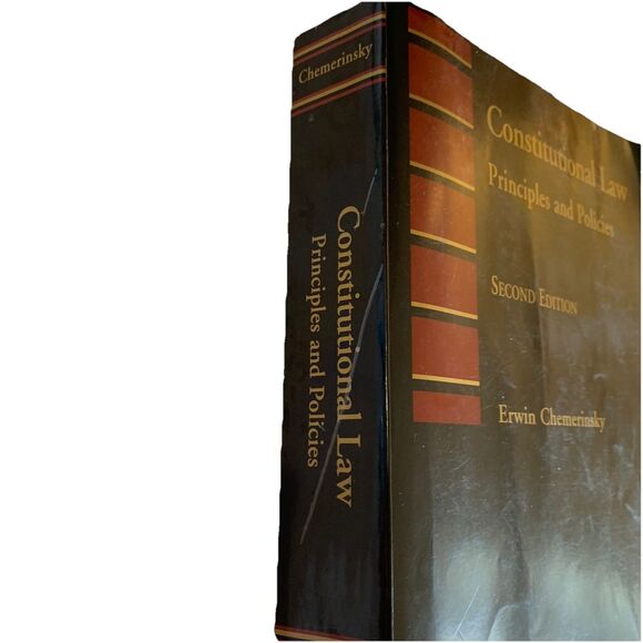Constitutional Law Principles And Policies Book Second Edition 2002 SC Chemerins - Picture 3 of 5